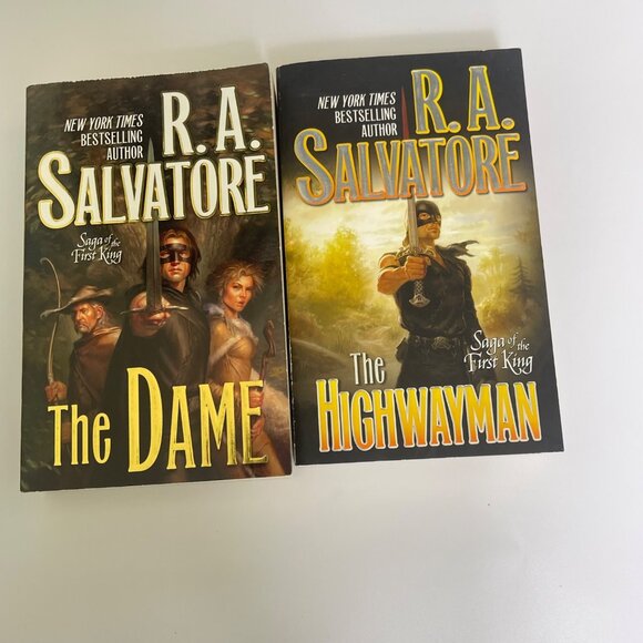R.A. Salvatore | Saga of the First King Series (Paperback Lot of 2) - Picture 5 of 6